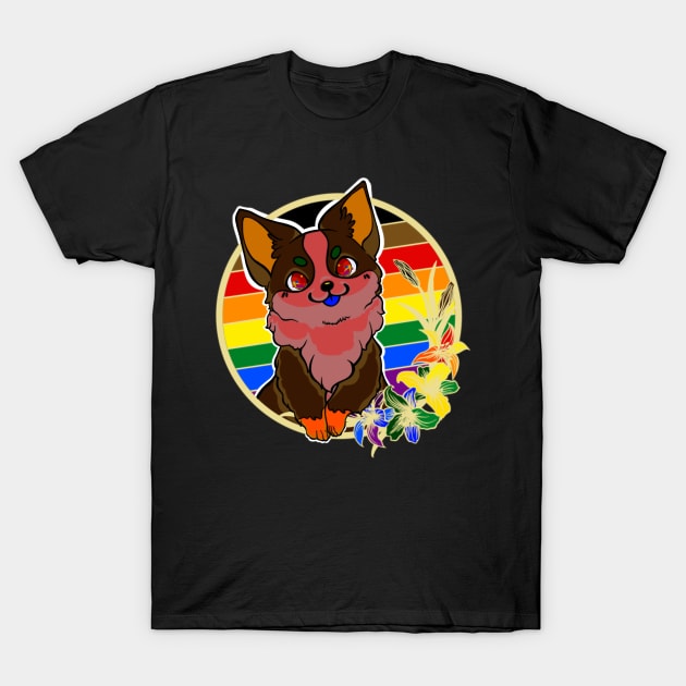 Philadelphia Pride corgi T-Shirt by ThBlkBirdDaliah